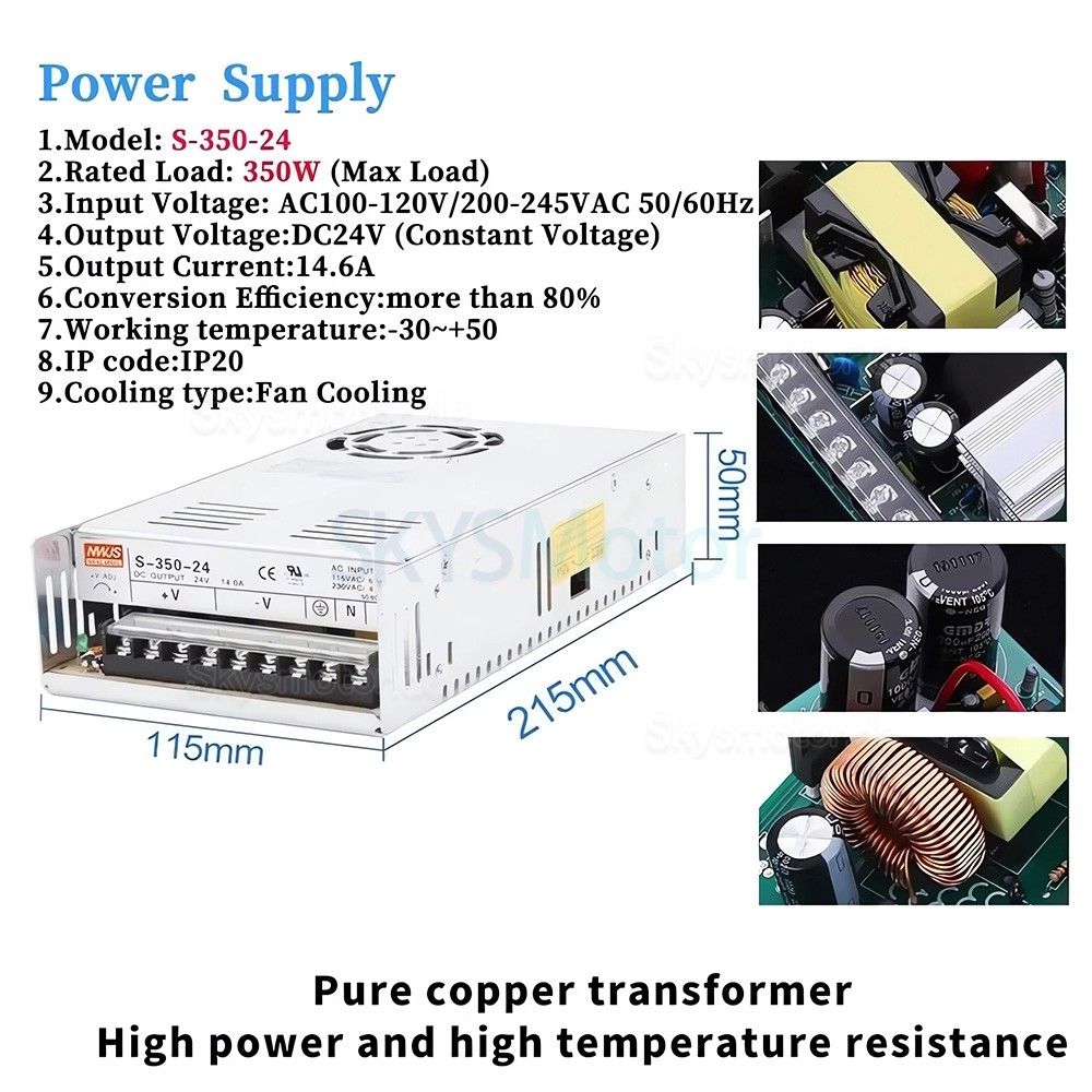 3 Achsen CNC Bausatz mit 3Nm Nema 23 Schrittmotor, Motortreiber und Netzteil
